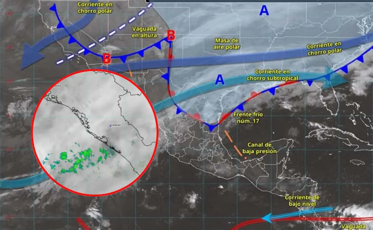 ¿Pronóstico del SMN para hoy 1 de diciembre en Sinaloa: ¿esperar lluvia y calor?