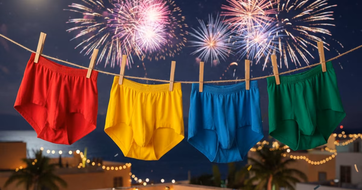 ¿Te gustaría saber qué representa cada color de calzones para Año Nuevo según la tradición?