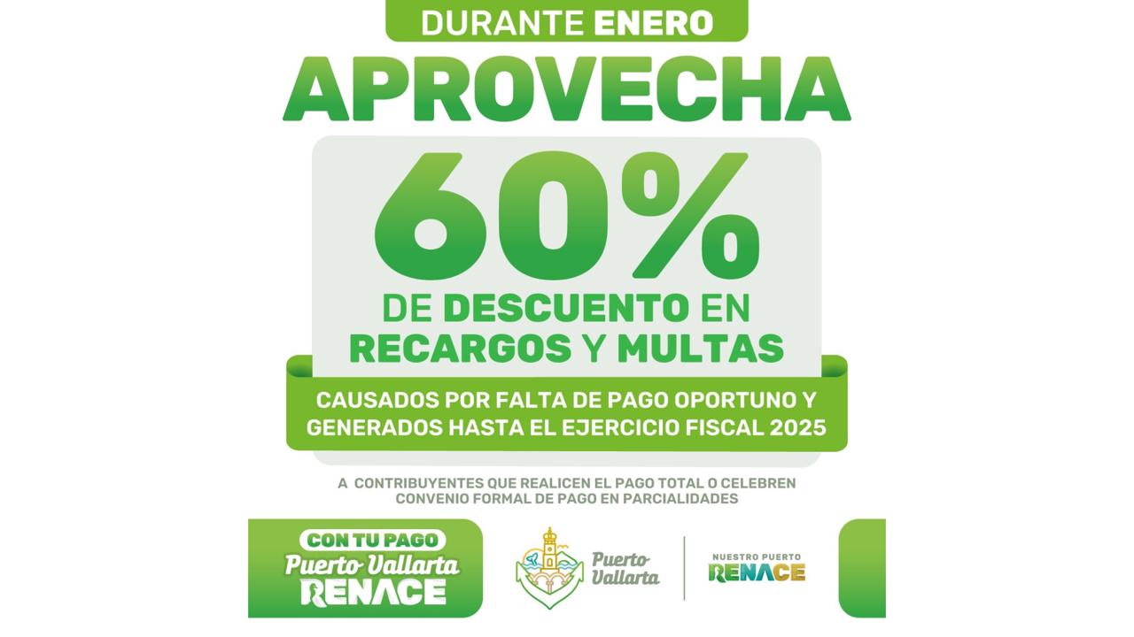 Descuentos y facilidades para el pago del predial en Puerto Vallarta