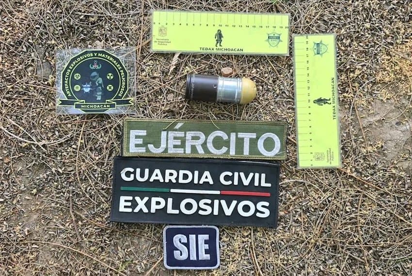 En un año, las autoridades de Michoacán desactivaron más de 1,600 dispositivos explosivos improvisados.