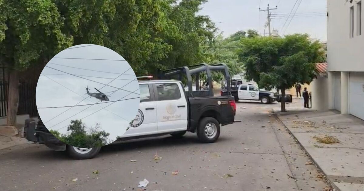 Helicóptero y operativo en la colonia Guadalupe de Culiacán: Últimas noticias