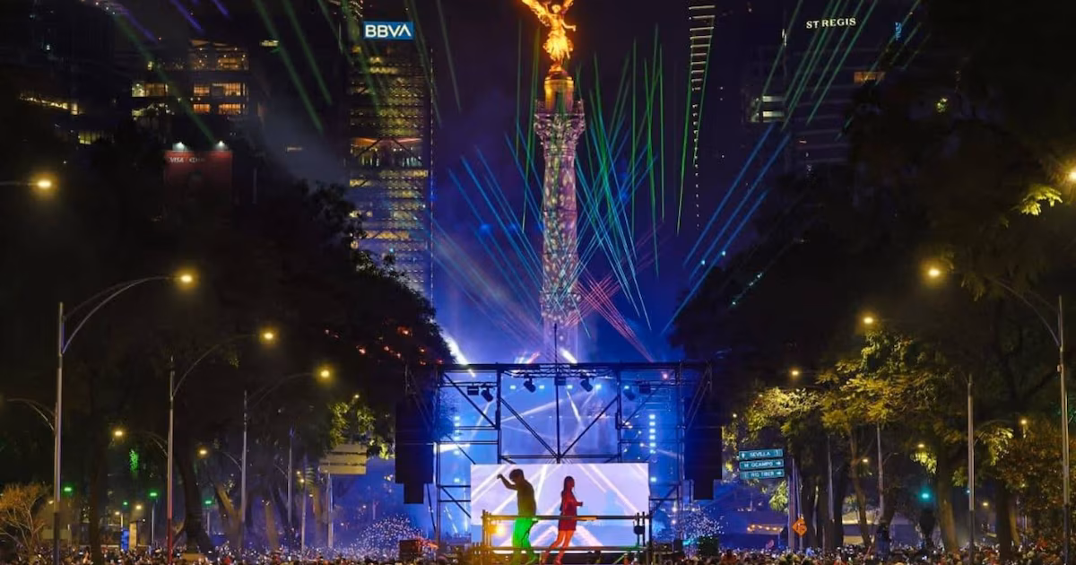 La Ciudad de México celebró el Año Nuevo 2026 con vibrante música electrónica en Paseo de la Reforma