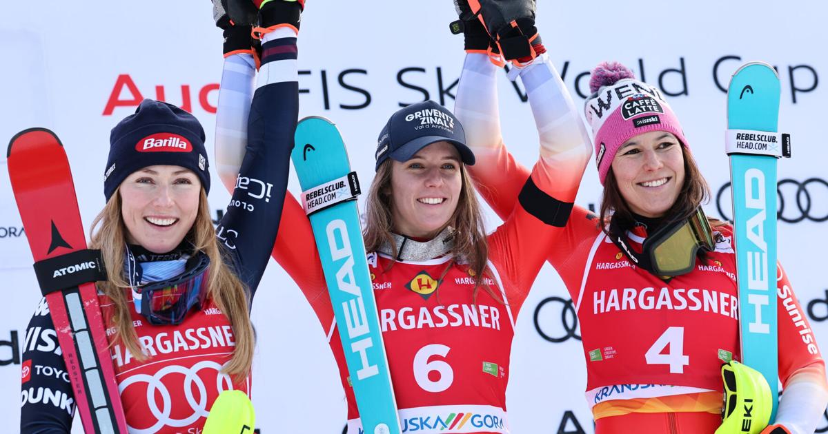 La esquiadora suiza Rast pone fin a la racha de seis victorias de Shiffrin en el slalom de la Copa del Mundo con los Juegos Olímpicos a la vista.