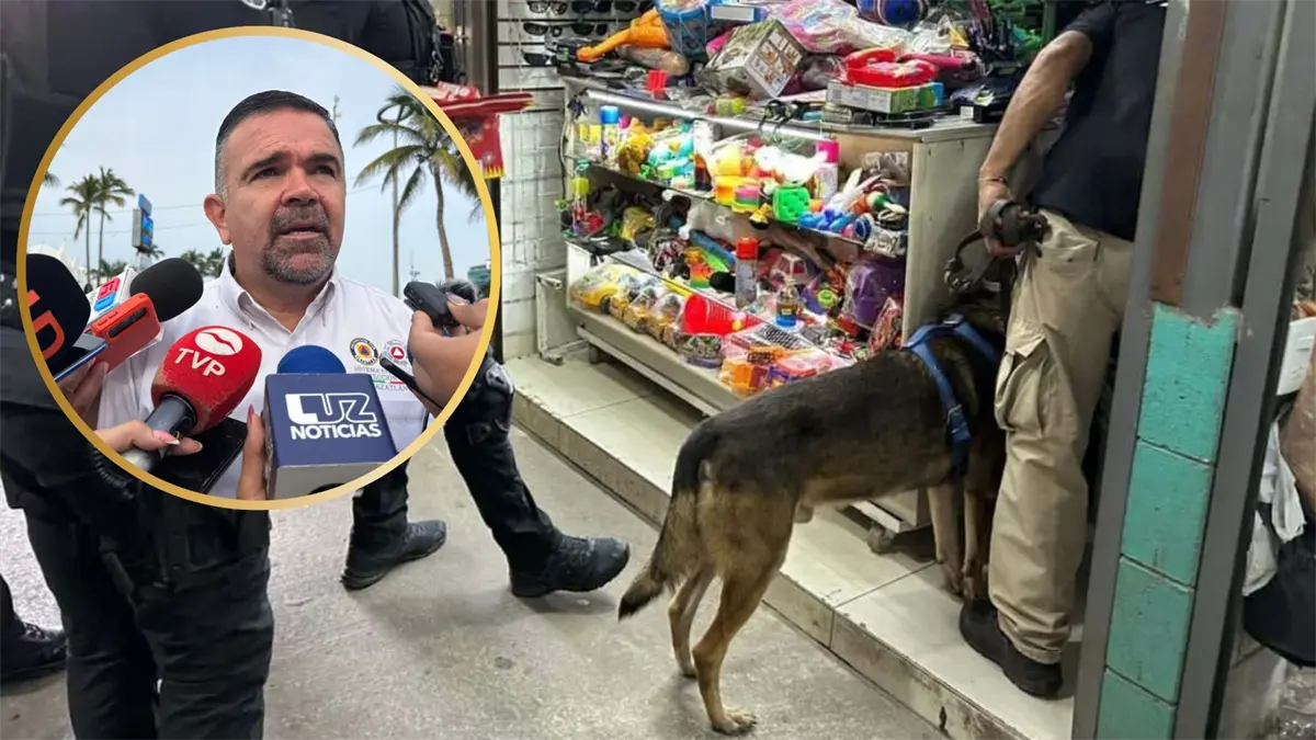 Mazatlán: Protección Civil retira aproximadamente 60 kilos de pirotecnia