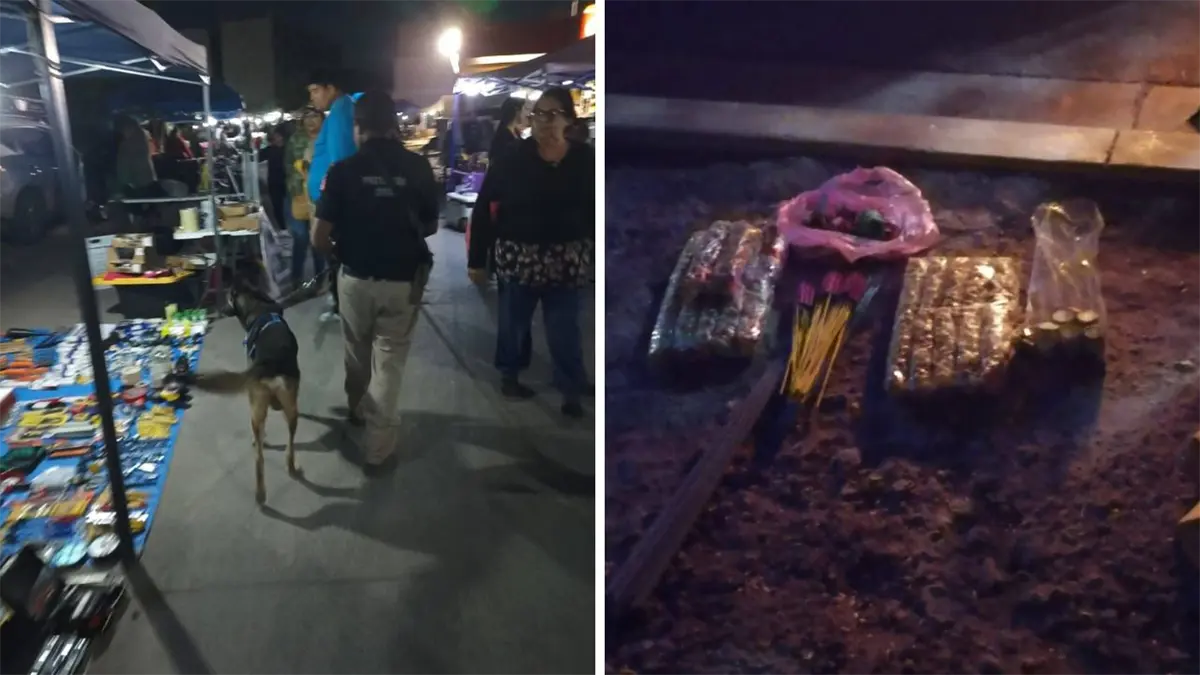 Venom provoca el éxodo de vendedores ilegales de pirotecnia en Ahome