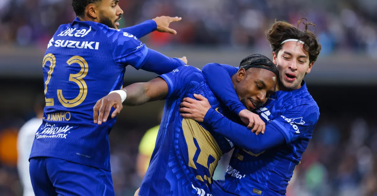 Los Pumas ascienden al tercer lugar tras vencer a Monterrey.