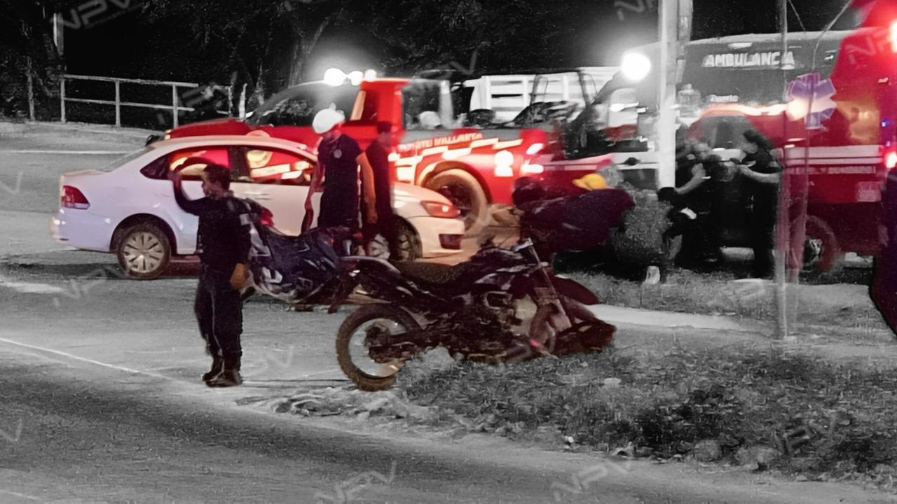 Adolescente sufre grave lesión en un accidente en la Avenida Los Poetas