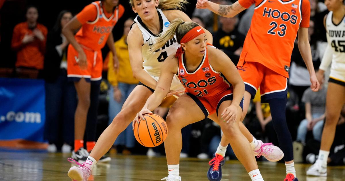 La sorprendente victoria de Virginia, décimo sembrado, sobre Iowa, segundo sembrado, por 83-75 en doble tiempo extra.