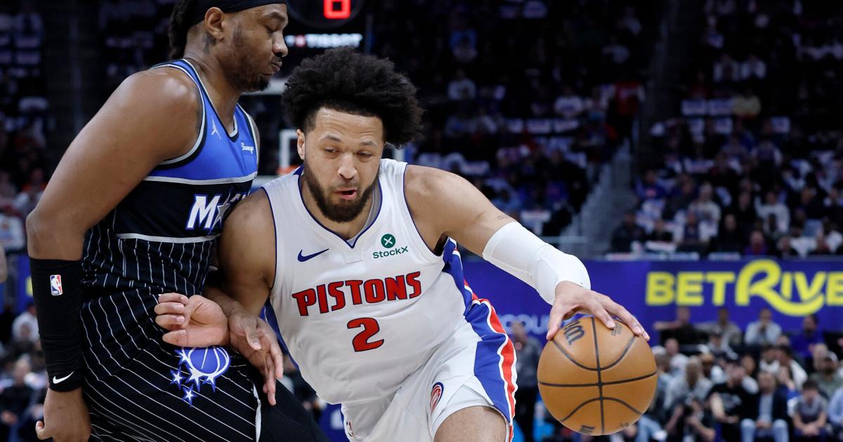 Cade Cunningham anota 45 puntos en la victoria de los Pistons sobre los Magic 116-109 y evita la eliminación en el Juego 5.
