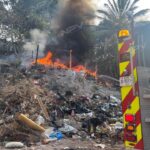 Conflicto de pareja culmina en incendio de vivienda en Cartolandia