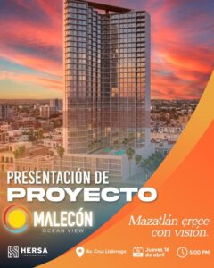 HERSA Corporativo lanza el proyecto “Malecón Ocean View” y comienza la preventa de más de 250 departamentos junto al mar