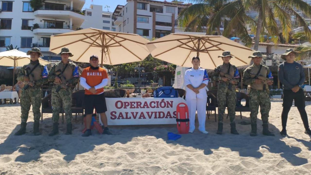Marina cierra la "Operación Salvavidas Semana Santa 2026" en Puerto Vallarta