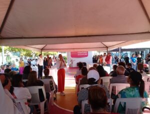 Palabras de la Estrella Palacios en el corazón del centro