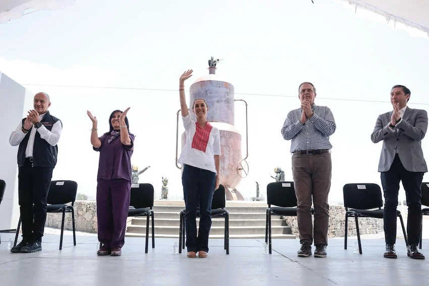 Sheinbaum da inicio al primer 'Centro de Bienestar Económico' en Tlaxcala