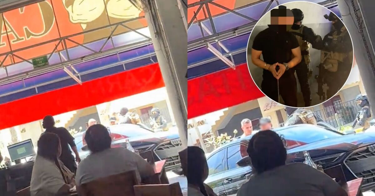 ¡Lo atraparon en acción! Se filtra VIDEO de la captura de El Taurus en Culiacán