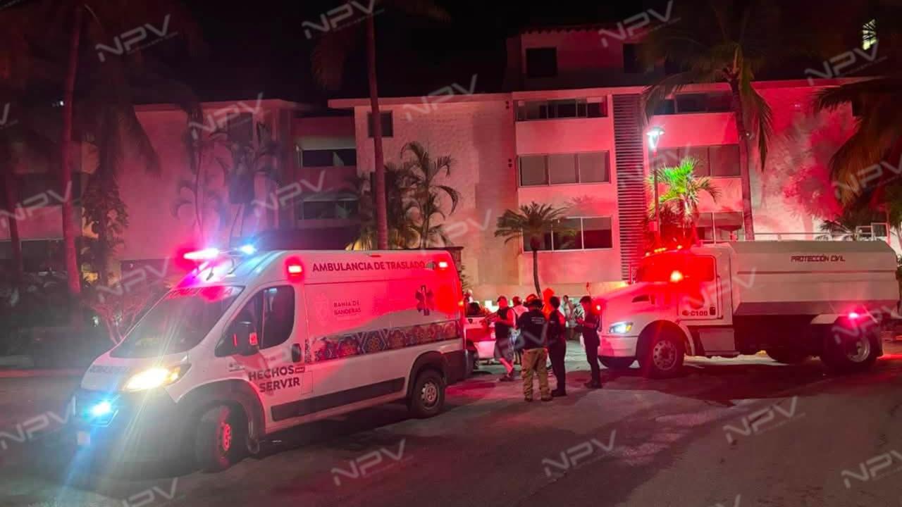 Incendio en el Hotel Villa Varadero provoca la intervención de Bomberos en Nuevo Nayarit