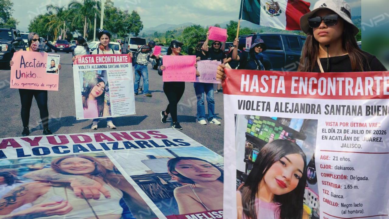 Manifestación en Acatlán de Juárez por jóvenes vinculados a trabajos en Puerto Vallarta