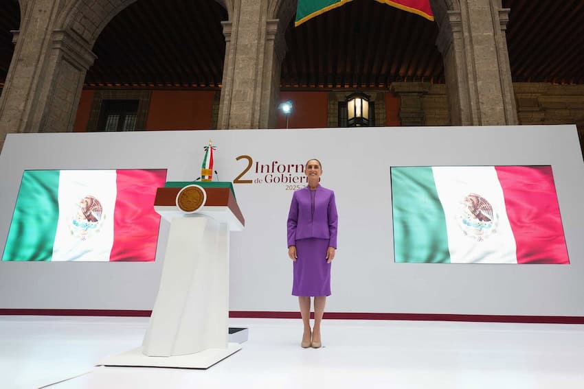 En su segundo informe anual, Sheinbaum destaca un México más fuerte, seguro y próspero.